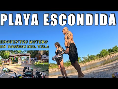 PRIMERA VEZ en la ARENA 🏖️ y UN VIENTO QUE CASI NOS TIRA 🌪️. ENCUENTRO MOTERO en Rosario del Tala