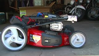 Briggs and Stratton Engine/Craftsman Lawn Mower Assembly