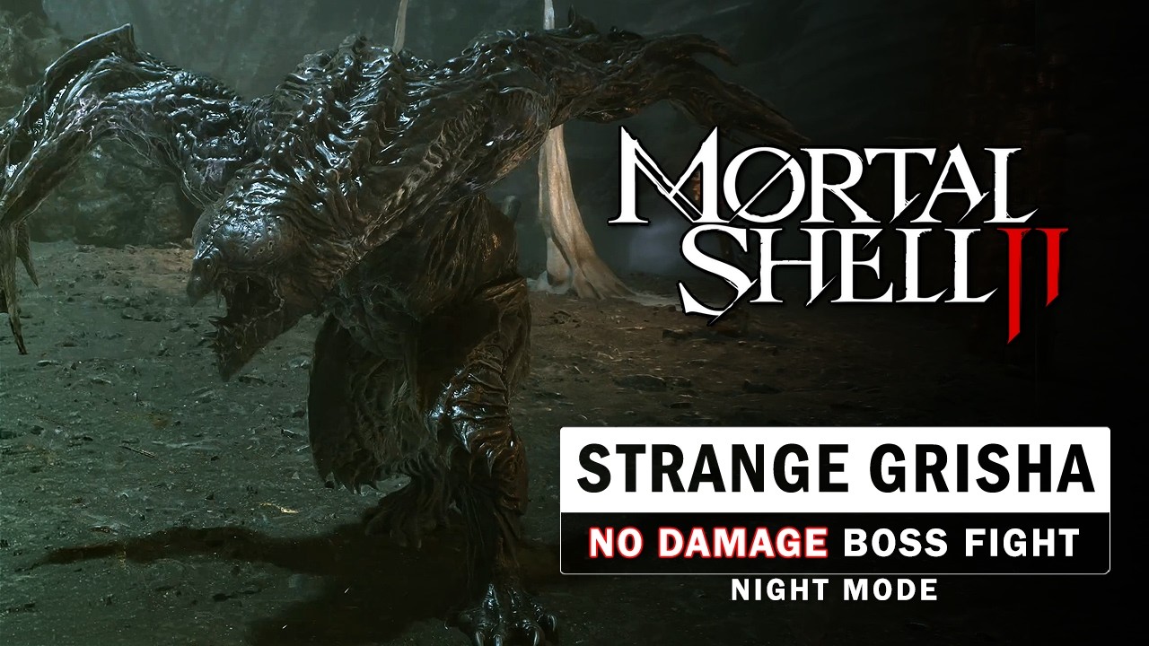 Mortal Shell 2 - Strange Grisha Boss Fight (No Damage / Night Mode)