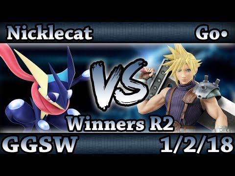 GGSW 65 - Nicklecat (Greninja) Vs. Go• (Ryu,Cloud) Smash Wii U Winners R2 - Smash 4