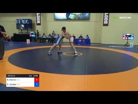 2018 Marine Corps US Open/UWW Junior Greco Roman 97 RR Rnd 2 - Austin Harris (CWC-TMWC) Vs. Casey