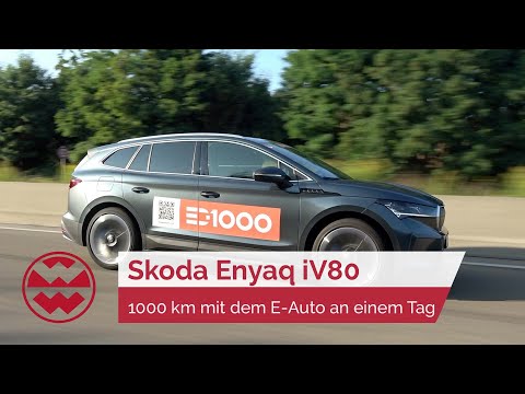 Skoda Enyaq iV80: 1000 km mit dem Elektro-Auto an einem Tag - World in Motion | Welt der Wunder