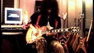 Video thumbnail for Burny Les Paul Custom -  Ace Frehley Model - Laney GH-100 by Pete Stark
