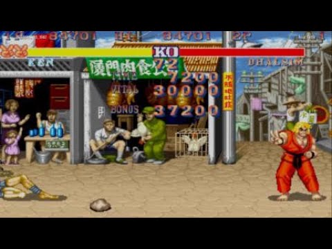 Ken vs Dhalsim online: double perfect!!! *_*  ;D