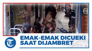 Viral Video Jambret di Gang Sempit, Korban  Emak-emak Sempat Minta Tolong tapi Malah Dicueki Warga