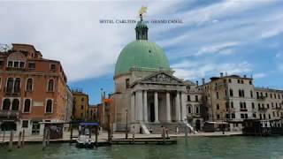 Reaching the Hotel Carlton on the Grand Canal