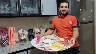 فجأت مراتى حبيبتى????بالفطار يوم الصباحيه أجمل عروسه????ربنا رزقنى بيها❤️ تنور حياتى طول العمر????