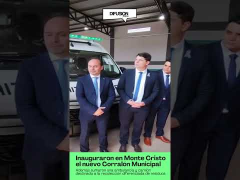 #MonteCristo Inauguraron en Monte Cristo el nuevo Corralón Municipal