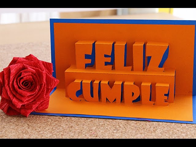 Vídeo relacionado con Joli Coon Tarjeta de cumpleaños SIGNATURE 3D - Tarjeta de cumpleaños 3D premium Happy Birthday to you con sobre de FinePaper y pegatina de sello