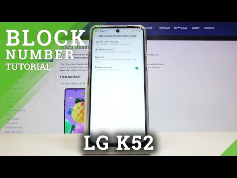 How to Block Number in LG K52 – Create Blocklist