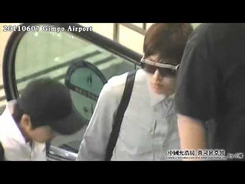 [110607] Yunho at Gimpo Airport to Osaka