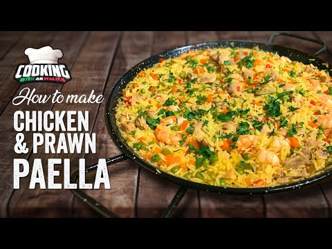 Chicken and Prawn Paella