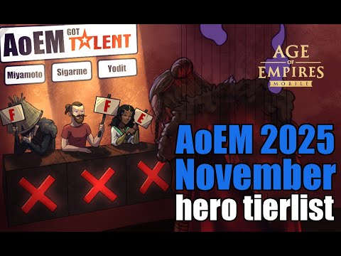 AOEM HERO TIER LIST - S6 November 2025