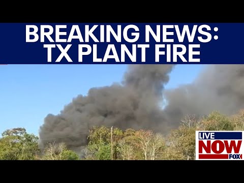 Video | Crews fight fire at TX decommissioned power plant