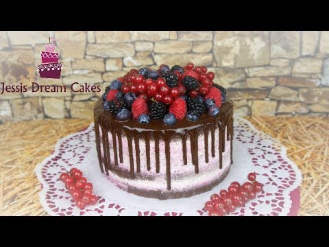 Naked Cake mit Mascarponecreme und Früchten/Schokotraum mit Beeren