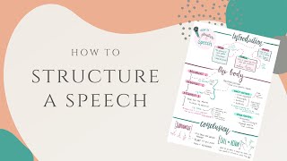How to structure a speech