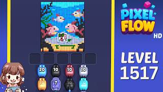 Pixel Flow Level 1517 Solution Walkthrough