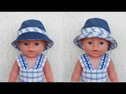 Одежда для кукол Беби Бон. Шапка - Шляпа. Clothes for Baby Bon dolls. Hat Video