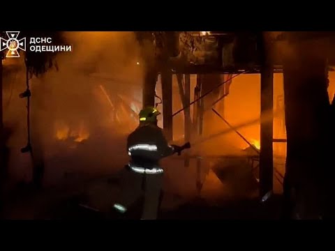 Video Thumbnail: Odesa and Zaporizhzhia struck as Ukraine faces huge drone barrage