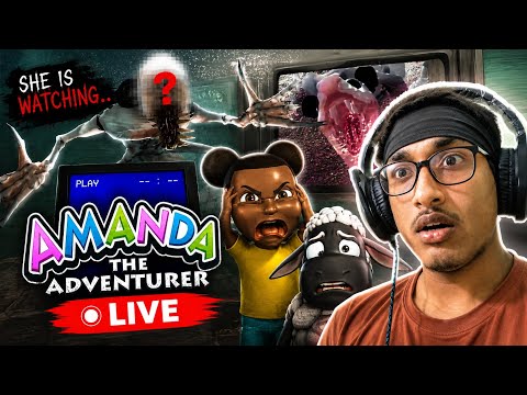 AMANDA THE ADVENTURER LIVE 😱 SHE IS WATCHING US... 💀