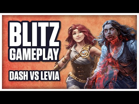 DASH VS LEVIA | Blitz Gameplay | Flesh and Blood TCG
