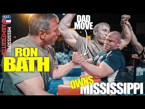 Ron BATH Completely OWNS Mississippi - Bull of the Burg | Armwrestling