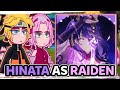 Naruto And His Friends Reacting To HINATA AS RAIDEN SHOGUN Bielly Inagaki
