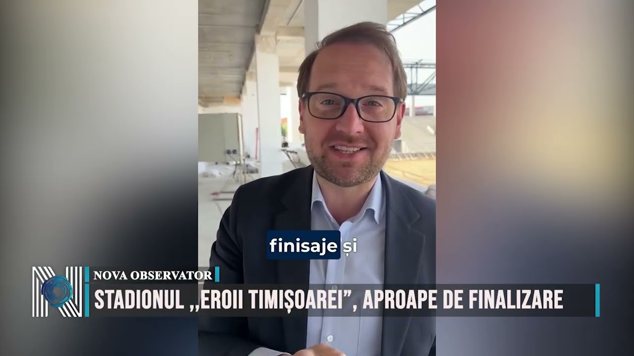 Stadionul ,,Eroii Timișoarei”, aproape de finalizare