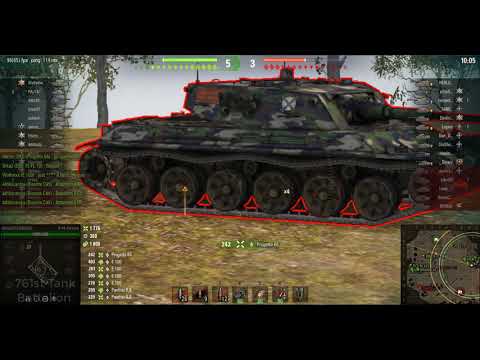 World of Tanks: Great game and get master with P.44 Pantera vs tier 10 3k with medals