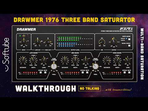 Softube’s new Drawmer 1976 Saturator – Powerful multi-band saturation! Usage & Sound - Walkthrough