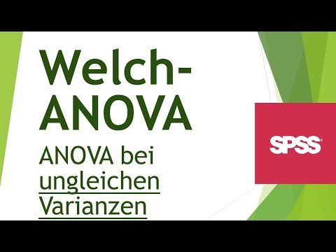Welch-ANOVA: ANOVA bei ungleichen Varianzen in SPSS - Daten analysieren in SPSS (77)