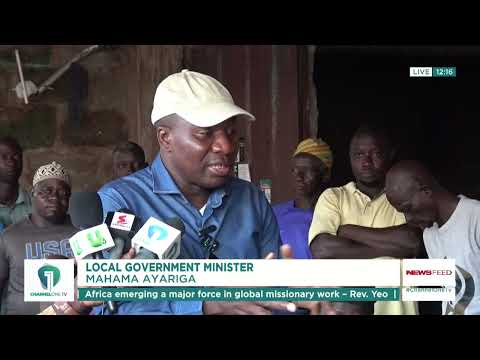 Mahama Ayariga Inspects Abandoned Markets in Tamale