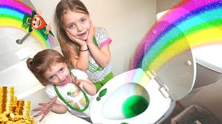Kin Tin and RoRo CAUGHT A LEPRECHAUN!! 🌈 St. Patrick&#39;s Day Family Games!