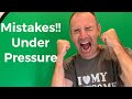 Mistakes!! brewing under pressure