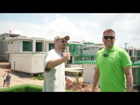 Light gauge steel frame houses ⧸overview of the Pandawa Residence complex