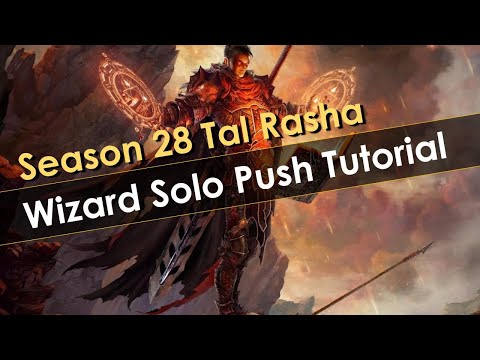 Tal Rasha Meteor Wizard Solo GR 150 Push Tutorial - Diablo 3 Season 28
