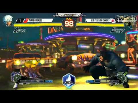 Itabashi (Zangief) vs GAmerbee (Elena) -  #SouthEastAsiaMAjor 2015 #USF4