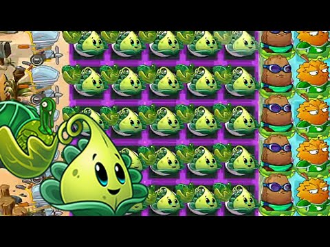 Plants vs Zombies 2 New Plant Turkey-Pult Gameplay in Tiki Torch-er Level 55 PVZ 2 !