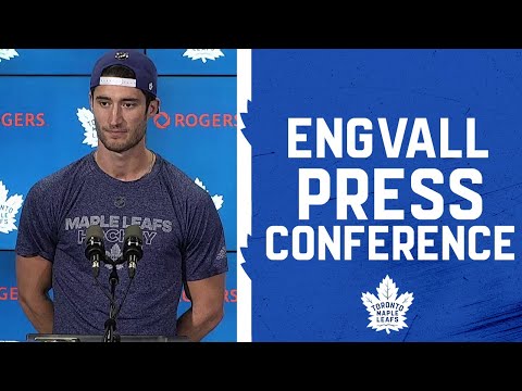 Pierre Engvall Pregame ' Toronto Maple Leafs versus Pittsburgh Penguins ' Thursday, February 17 2022