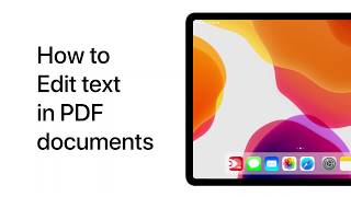 How to Edit Text in a PDF File