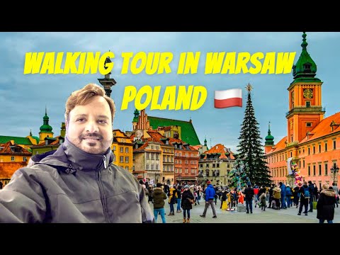 Exploring the Streets of Warsaw - 4K City Walking Tour in the Capital of Poland