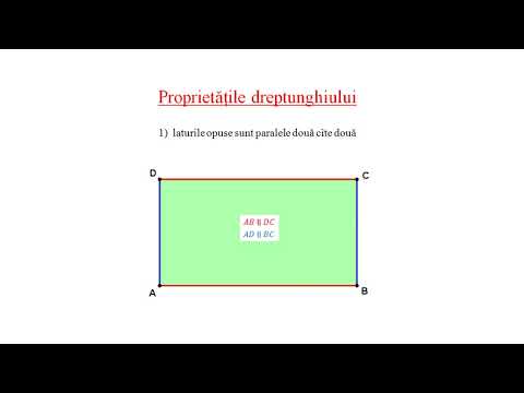 Dreptunghiul - Patrulatere - Definitie, proprietati - Matematica - Geometrie