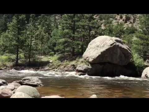 Section of Poudre just west of campsite