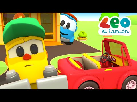 Strollers for kids in Spanish - Lifty and his van save the day - Lify and Leo the Truck
