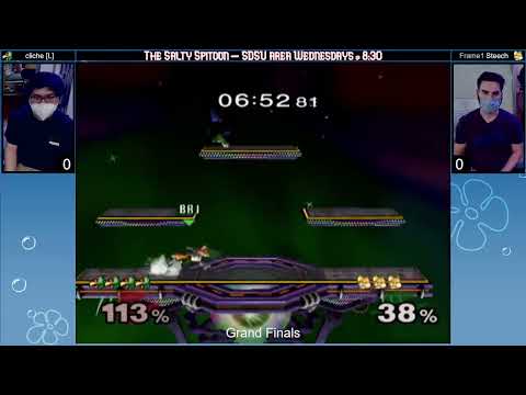 Salty Spitoon Melee #21 Grand Finals - cliche (falco) vs Steech (fox)