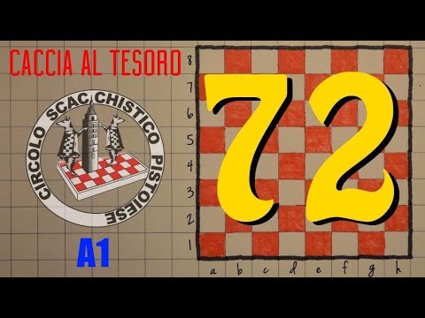 Scacchi, Quaderno di Tattica 72 - Caccia al Tesoro stanza A1 - Pistoia Scacchi