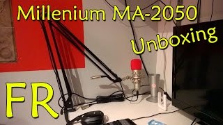 Video thumbnail for [FR] - Unboxing - Millenium MA-2050 + Bonnette Micro by Vnectin - Hardware - High-Tech & Gaming