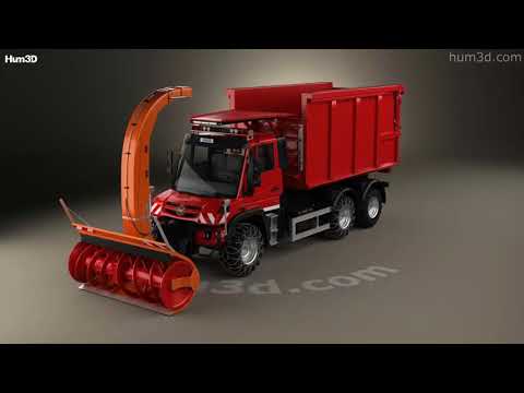 Mercedes-Benz Unimog U530 Paul Snow Plow Truck 2019 3D model by 3DModels.org