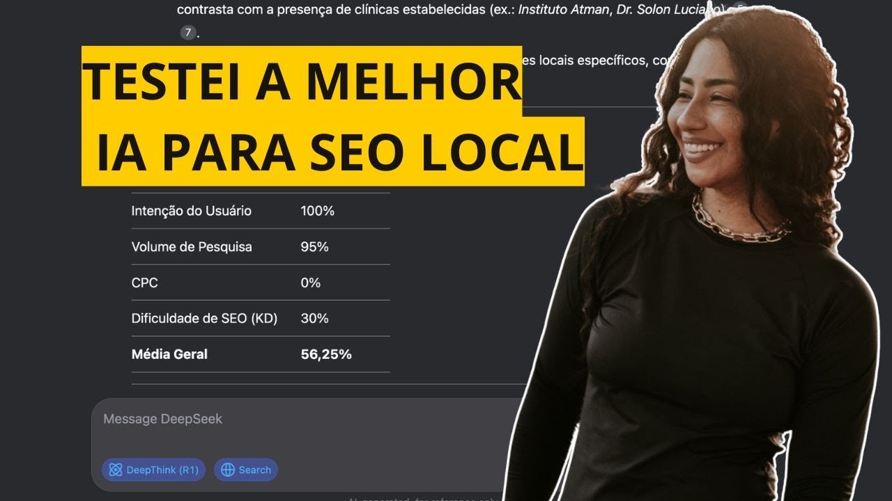 Testei a MELHOR IA para SEO Local