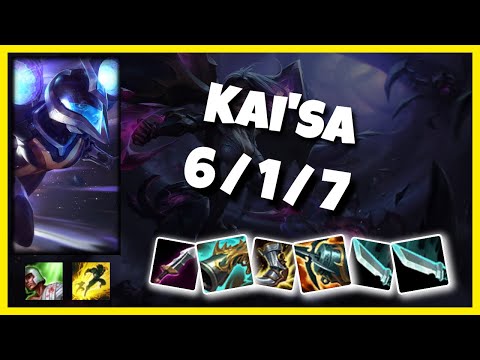 Kai'Sa vs Vayne OCE Challenger BOT (6/1/7) - v11.5